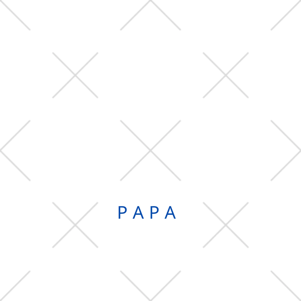 moiのPAPA（ブルー） ソックス