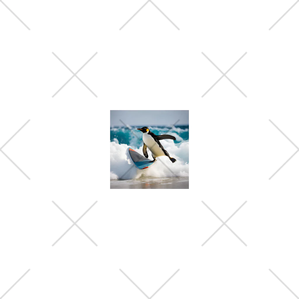 hakumenhonのサーフィンするペンギン ソックス