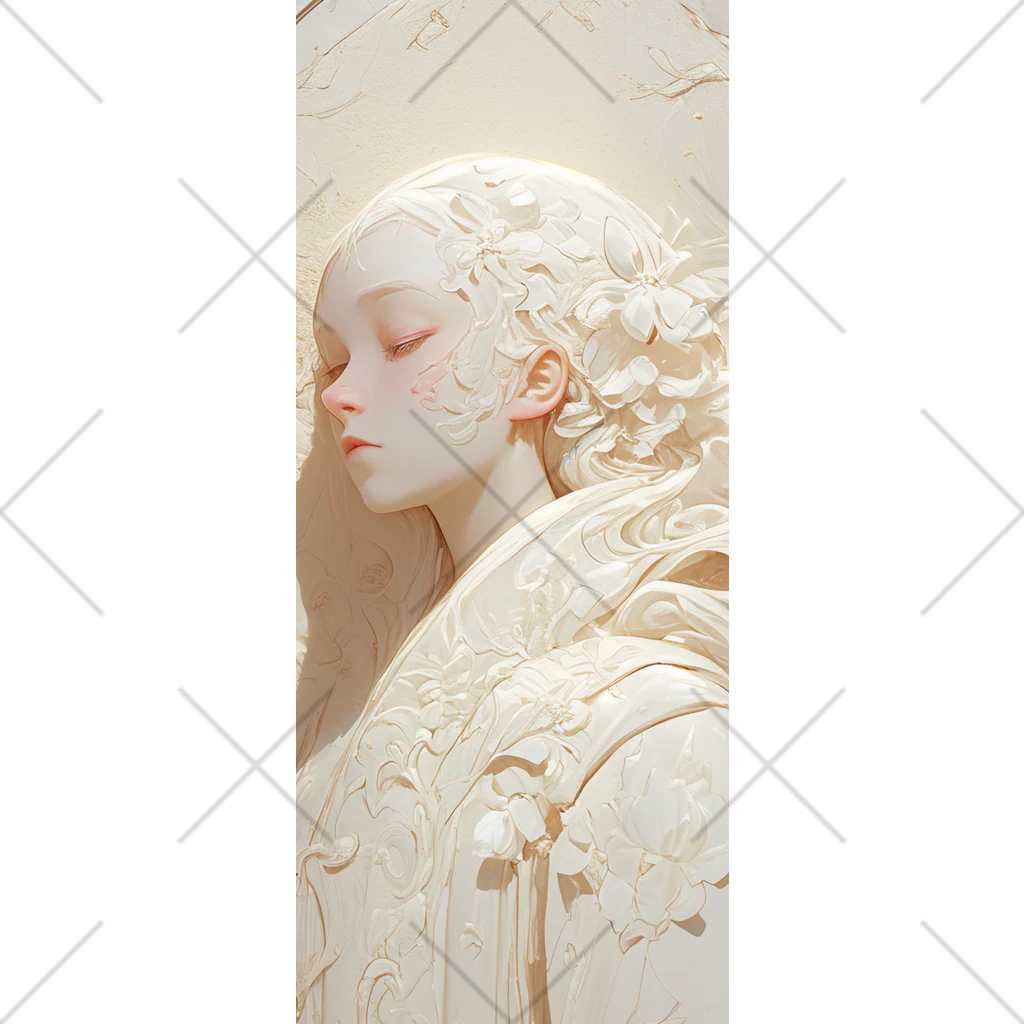 AQUAMETAVERSEの美しい女性の彫刻　　なでしこ1478 ソックス