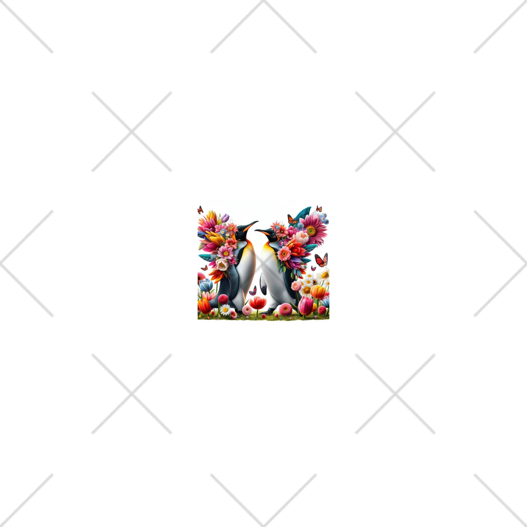 zenjoyのフラワーペンギン ソックス