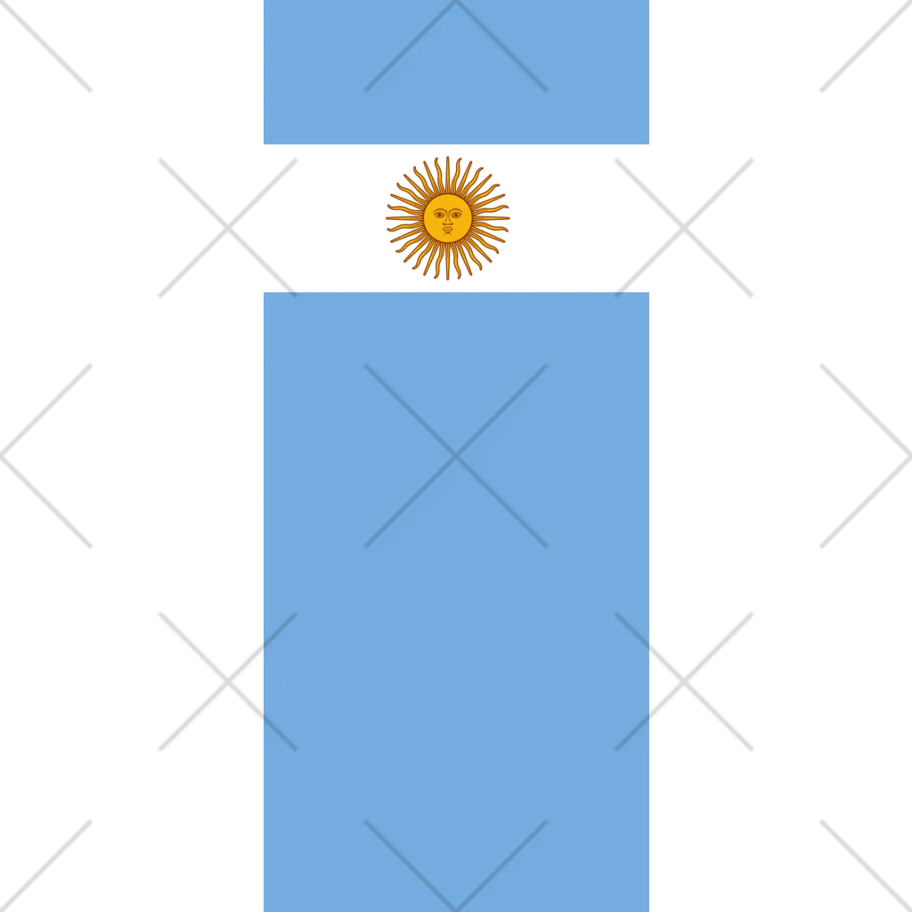 お絵かき屋さんのアルゼンチンの国旗 Socks