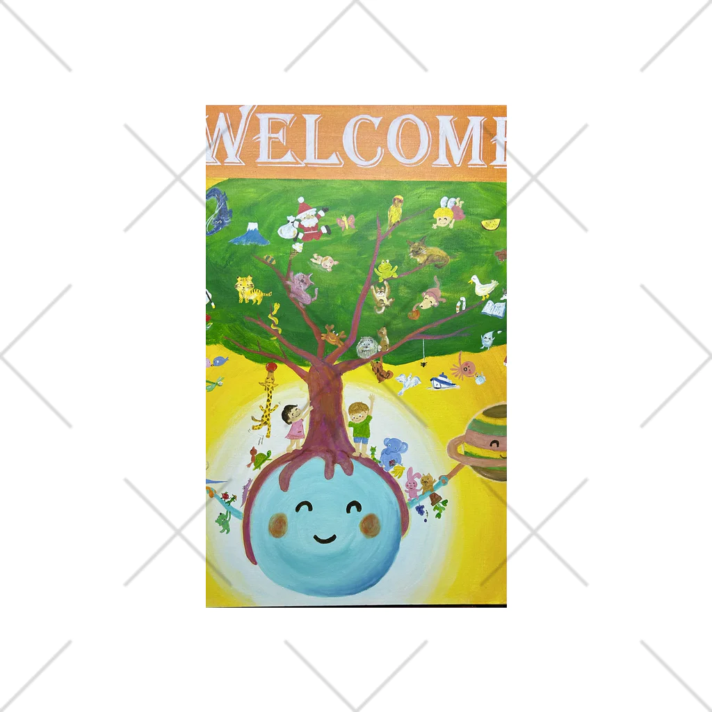 yoko-art-121のwelcome ソックス