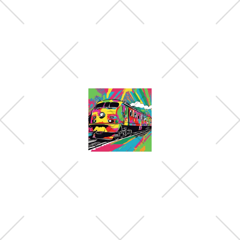 NeoPopGalleryのPOPARTtrain ソックス