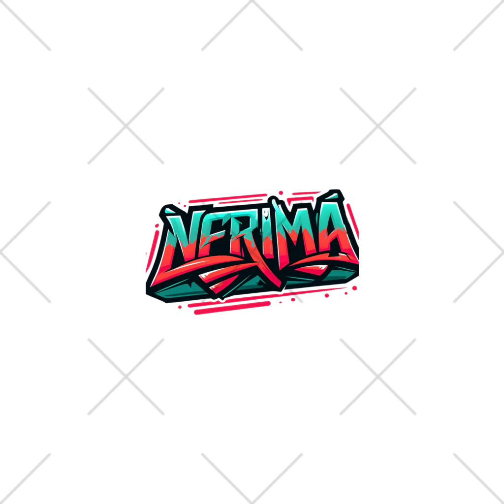 ore-journalのHipHopのグラフィティのロゴ「NERIMA(練馬)」 ソックス