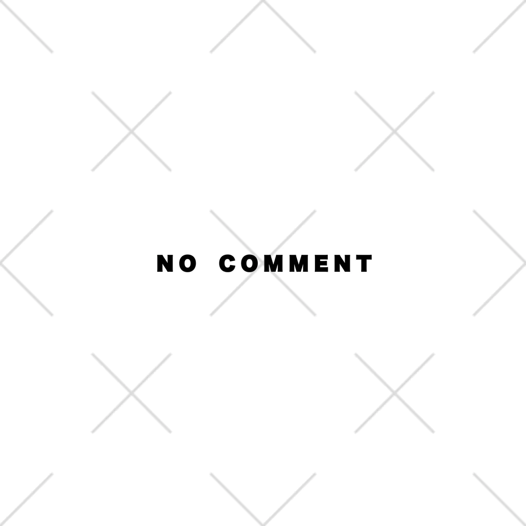 micyorina shopのmicyorina 「NO COMMENT」logo ソックス