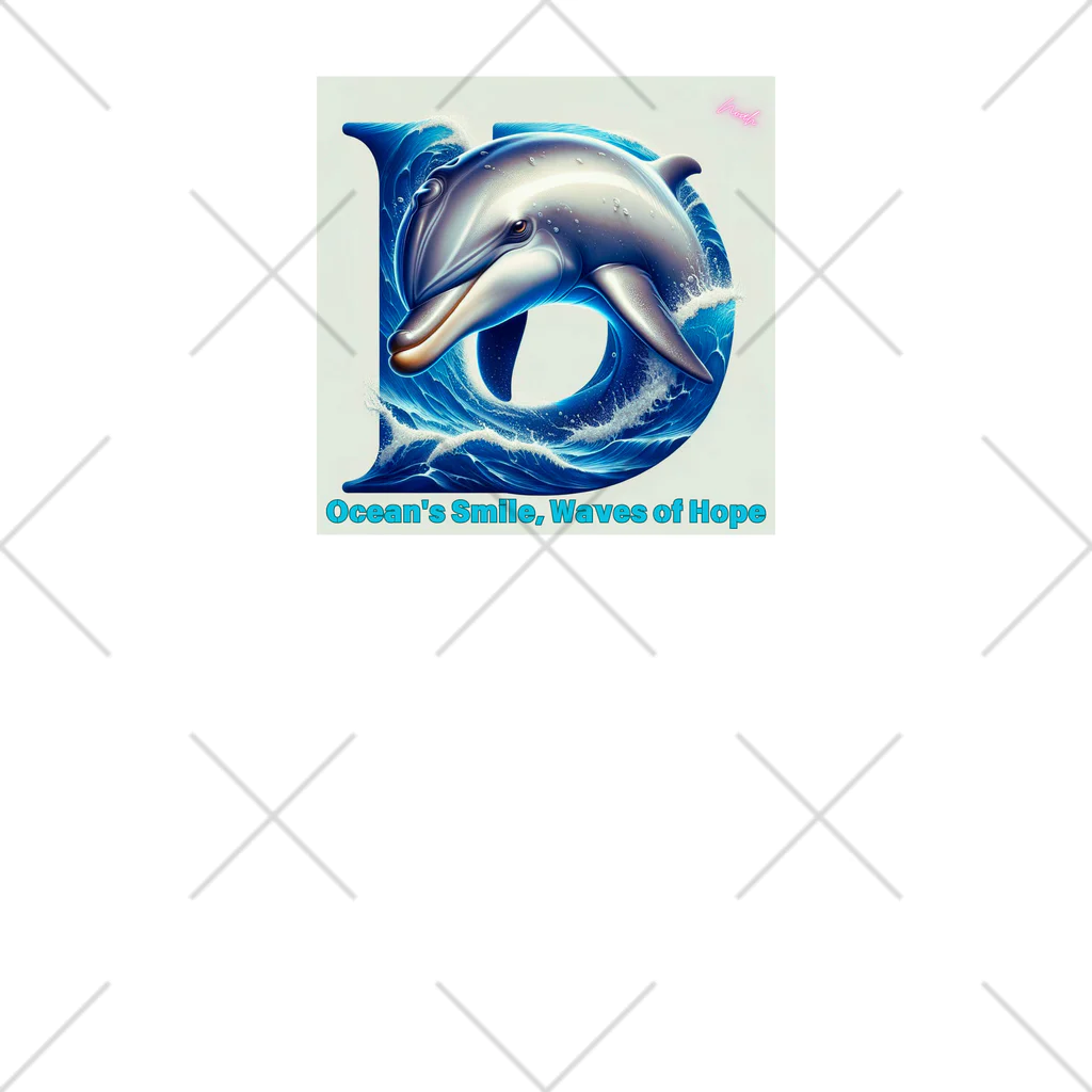 NaturalCanvasのOcean's Smile, Waves of Hope ソックス