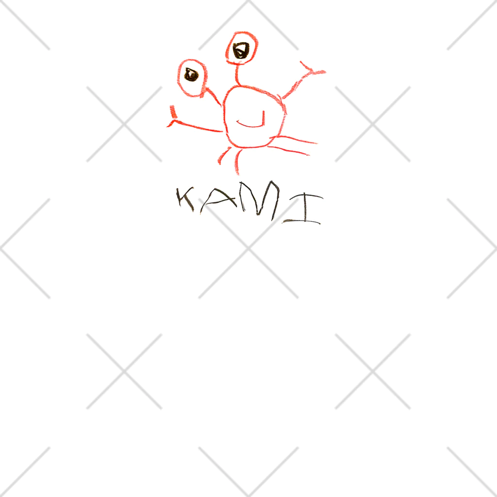 mogegeの4才が描いたKAMI(誤字) ソックス