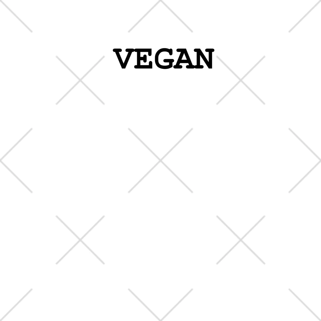 VEGAN SHOP FREEのVEGANロゴ（黒） ソックス