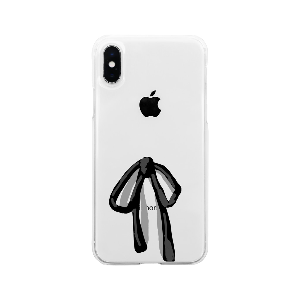 シンプルリボン ことかうさぎ Kotoka のソフトクリアスマホケース Iphoneケース 通販 Suzuri スズリ