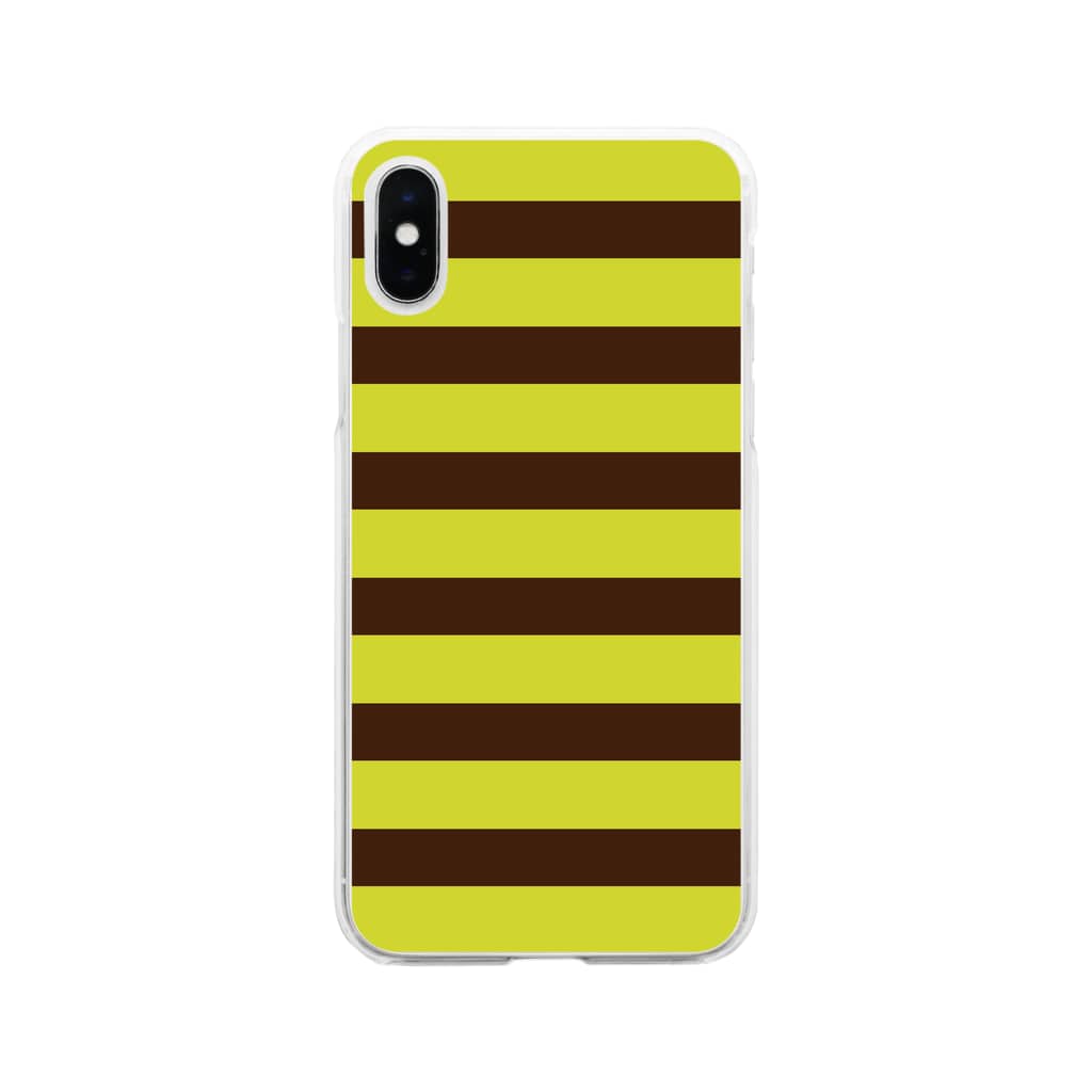 EC SUPPORT★CREATIVE WORKSのBEE Soft Clear Smartphone Case