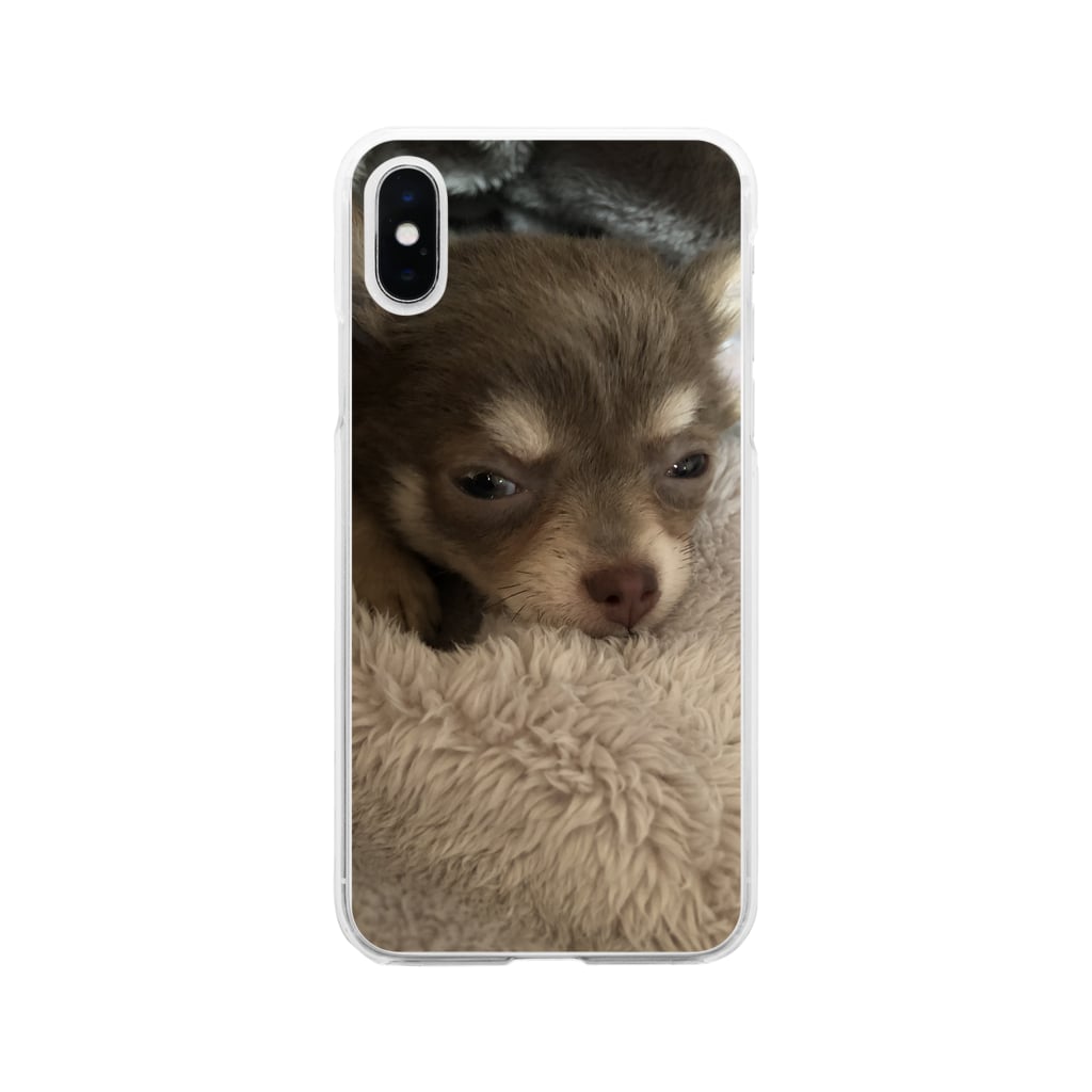 生後2ヶ月のチワワ チワワのポコちゃんねる Poco Channel のソフトクリアスマホケース Iphoneケース 通販 Suzuri スズリ