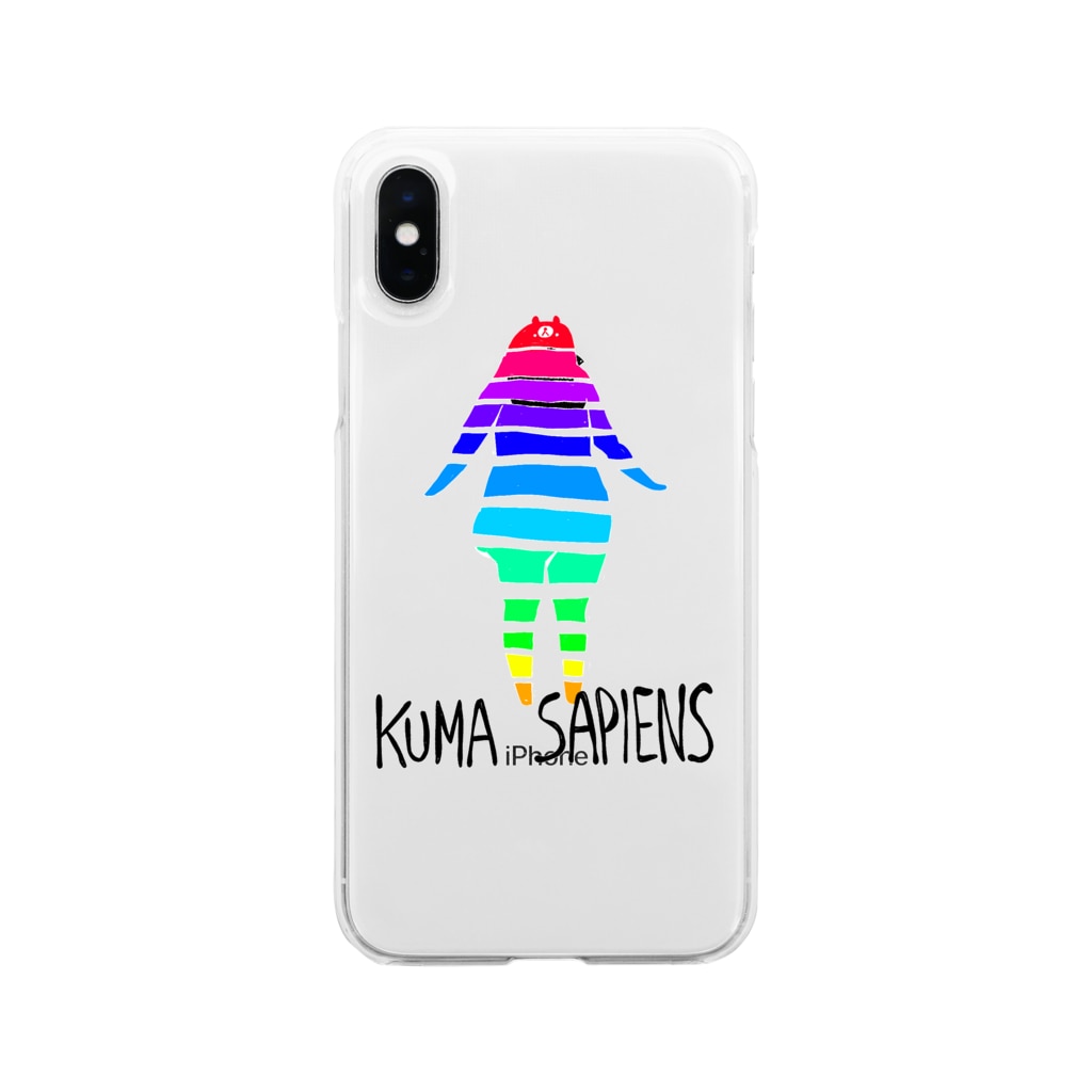 クマ・サピエンスのKUMA SAPIENS Soft Clear Smartphone Case