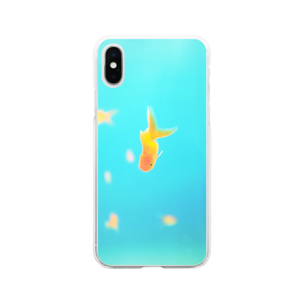 Petrichorのスマホケース　金魚C Soft Clear Smartphone Case