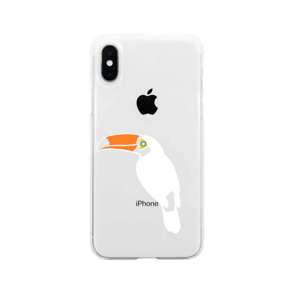 NaNaのオニオオハシ　反転 Soft Clear Smartphone Case