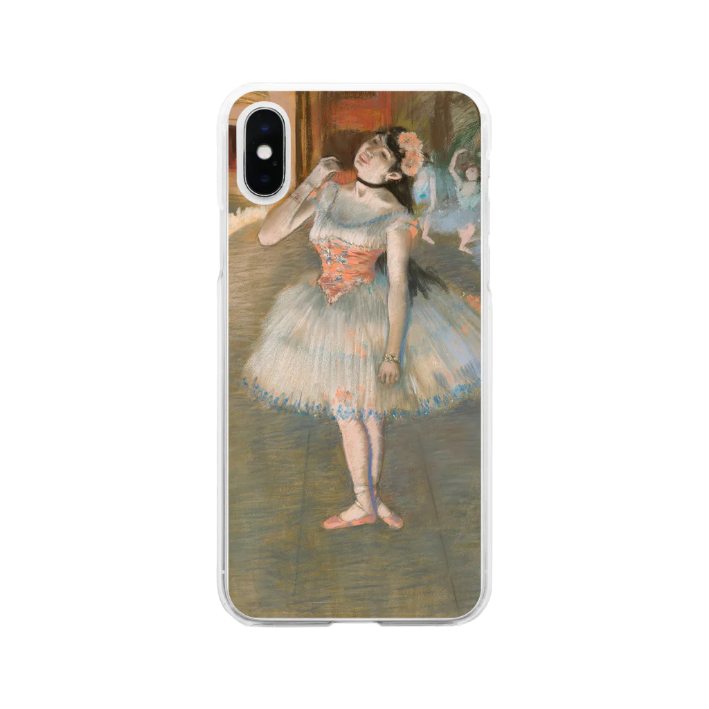 SONOTENI-ARTの007-002　エドガー・ドガ　『踊りの花形1897-81』　クリア　スマホケース　iPhone XS/X専用デザイン　CC2 ソフトクリアスマホケース