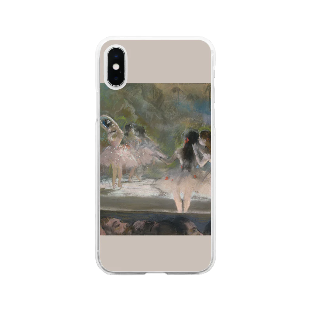 SONOTENI-ARTの007-004　エドガー・ドガ　『パリ オペラ座のバレエ』　クリア　スマホケース　iPhone XS/X専用デザイン　CC2 Soft Clear Smartphone Case