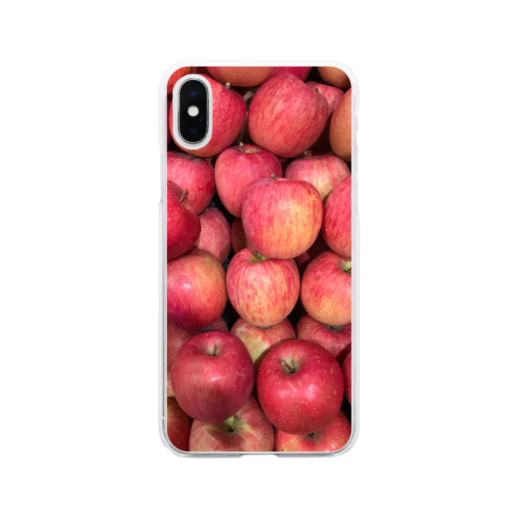 ノビ山本のトヤマンボウSHOPっぷのリンゴふぇすてぃばる Soft Clear Smartphone Case