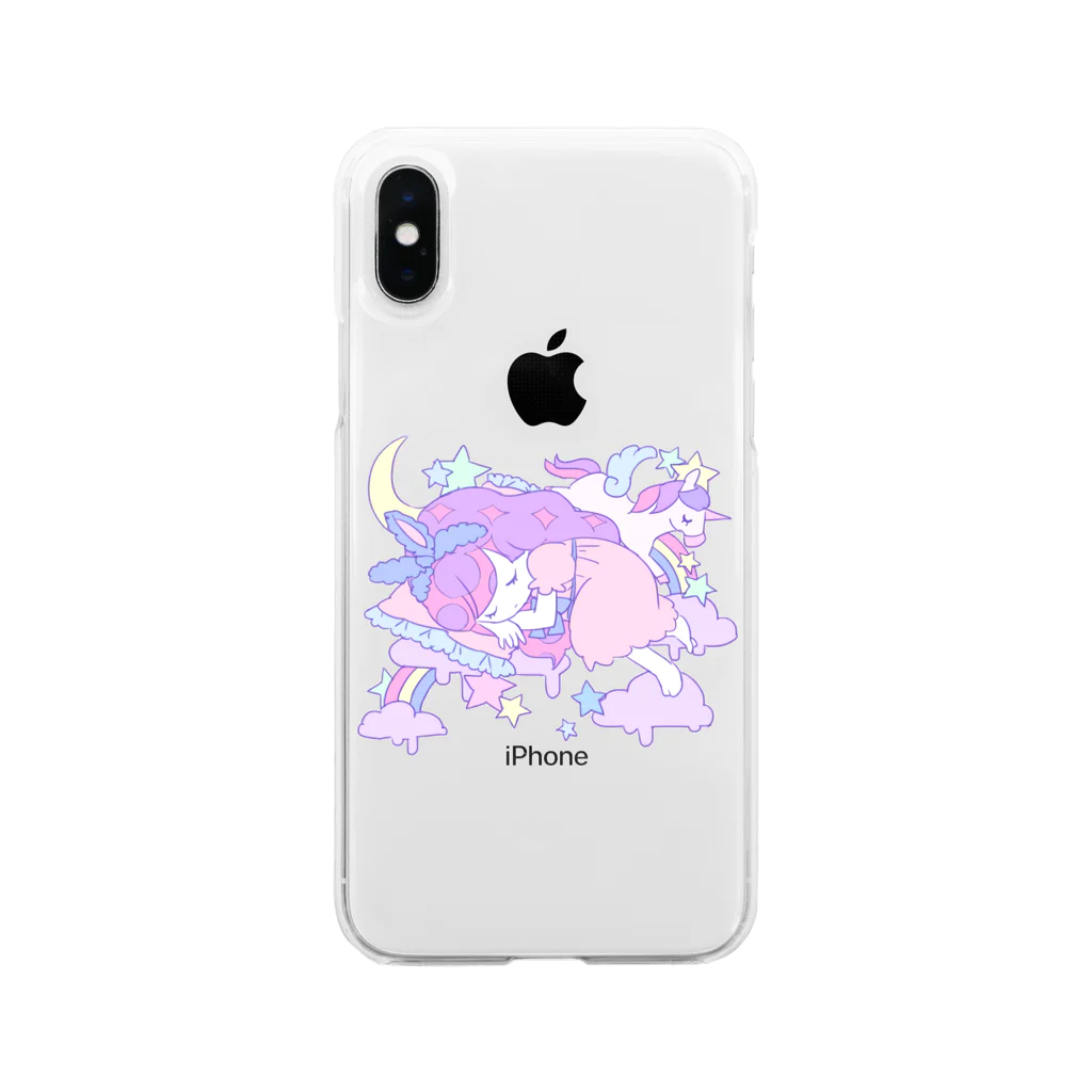 ゆめかわ☆ガールのゆめかわガール Soft Clear Smartphone Case