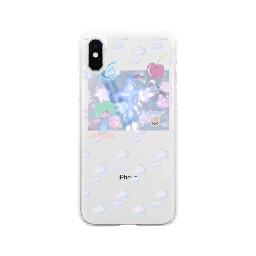 シュウマイのバニラ味のエモカオス Soft Clear Smartphone Case