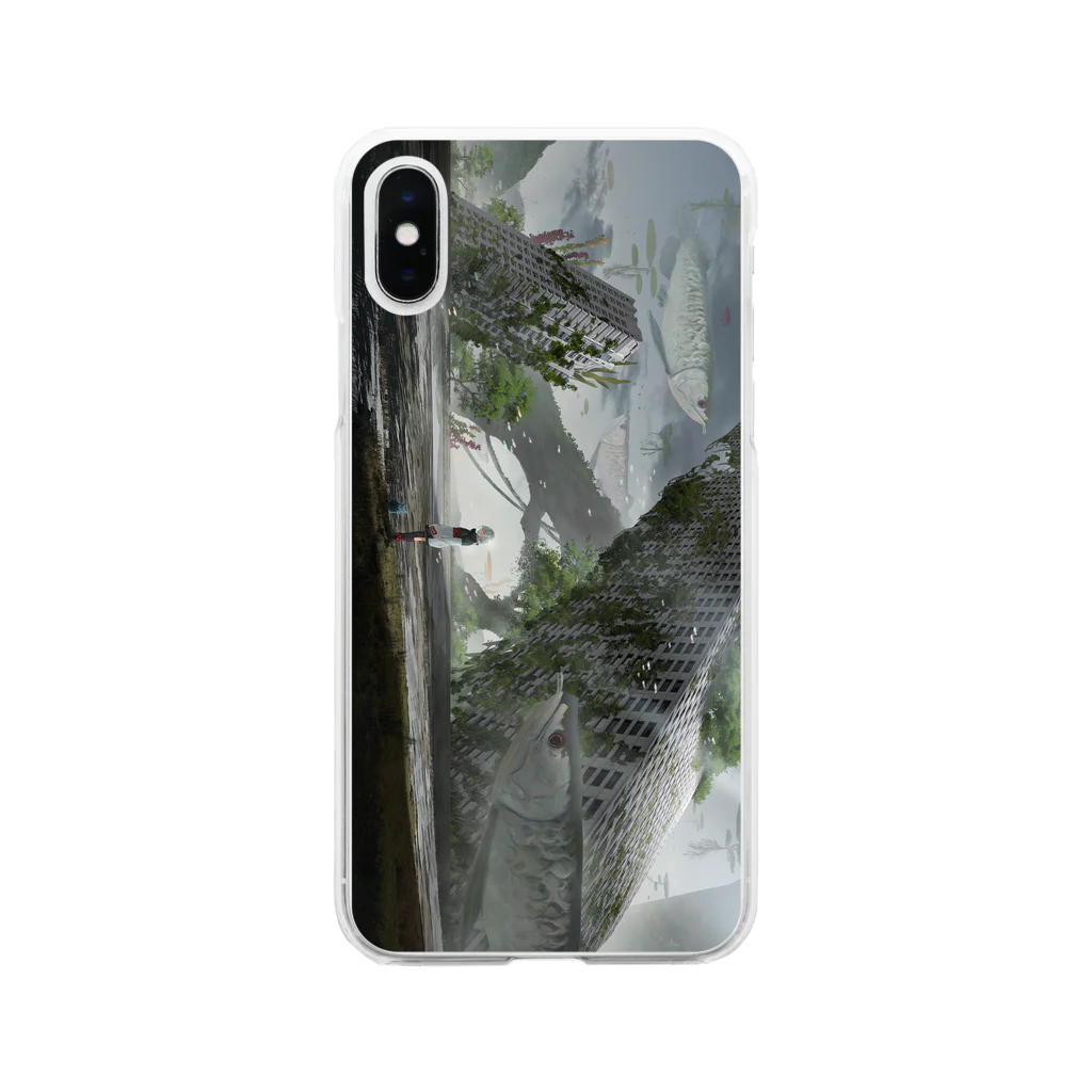 星宮あきのaquarium Soft Clear Smartphone Case