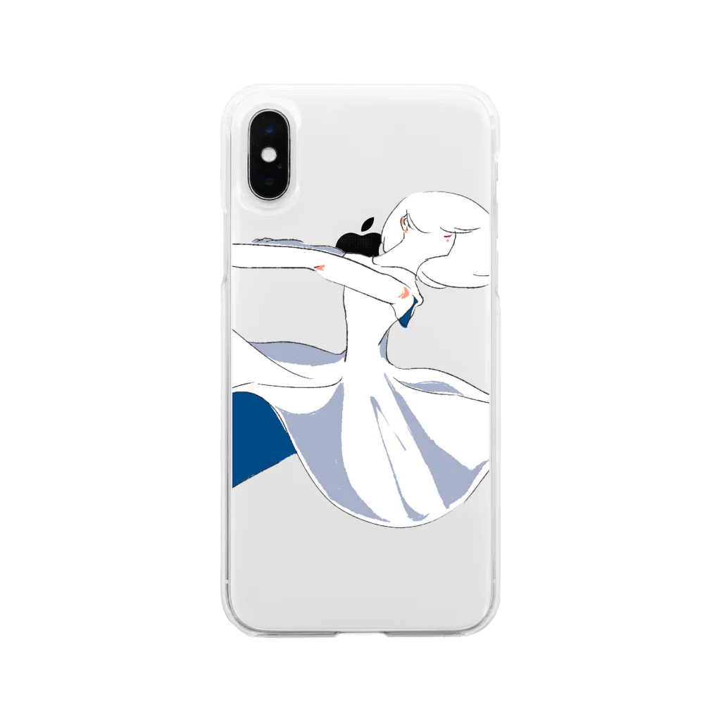 from 南斗六星のBLUE Soft Clear Smartphone Case