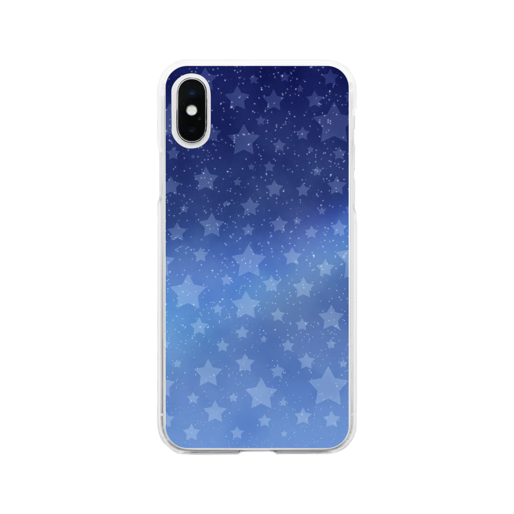 Burungの星めいっぱい Soft Clear Smartphone Case