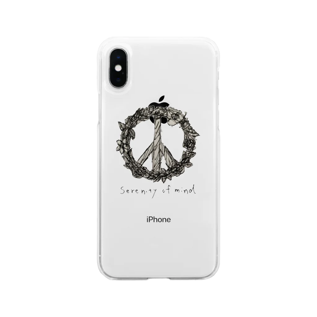 kiki LaboのSerenity of mind Soft Clear Smartphone Case