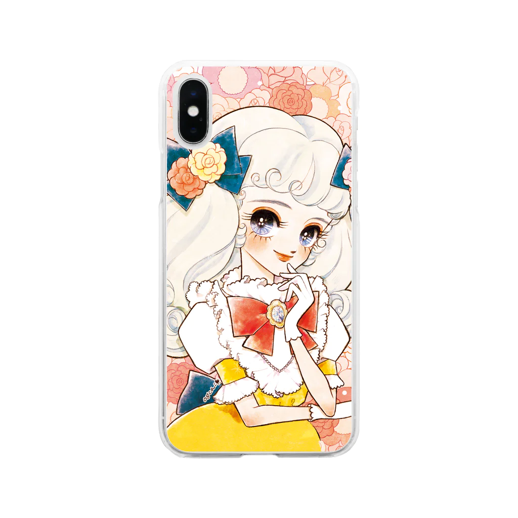 白鳥座-shiratoriza-のロマンチックガール Soft Clear Smartphone Case