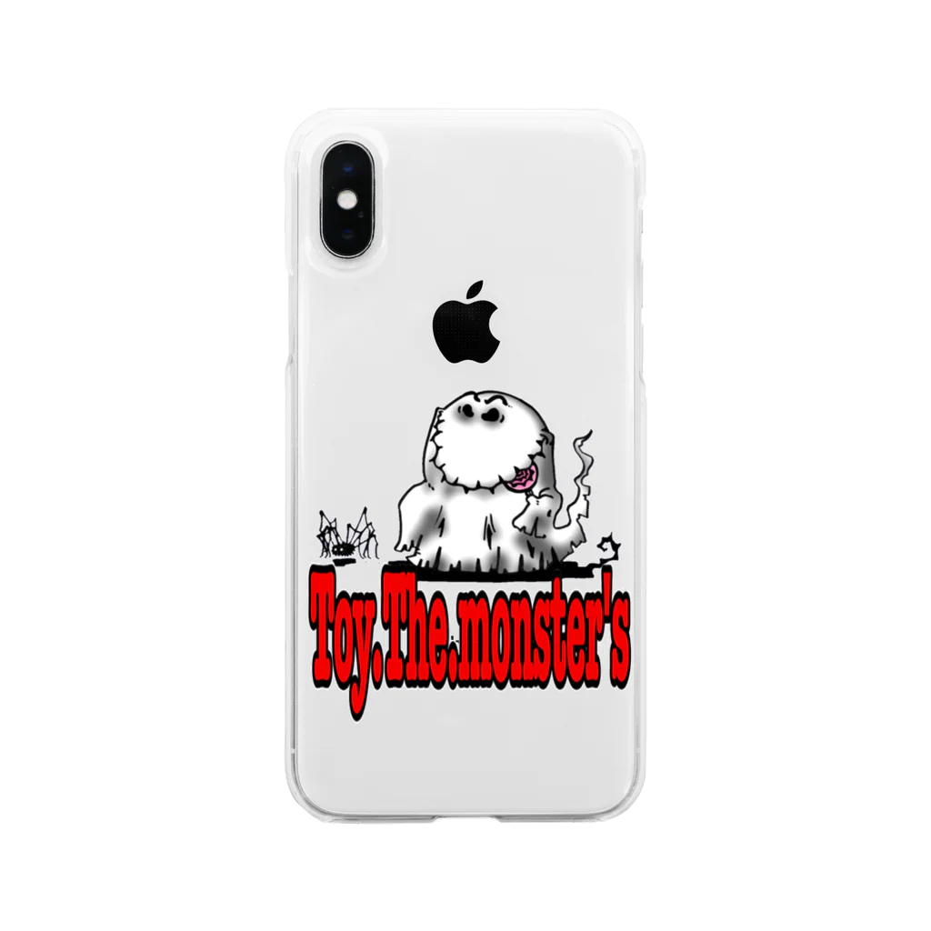 toy.the.monsters!のToy.The.monster's ゴーシュ&スパイン Soft Clear Smartphone Case