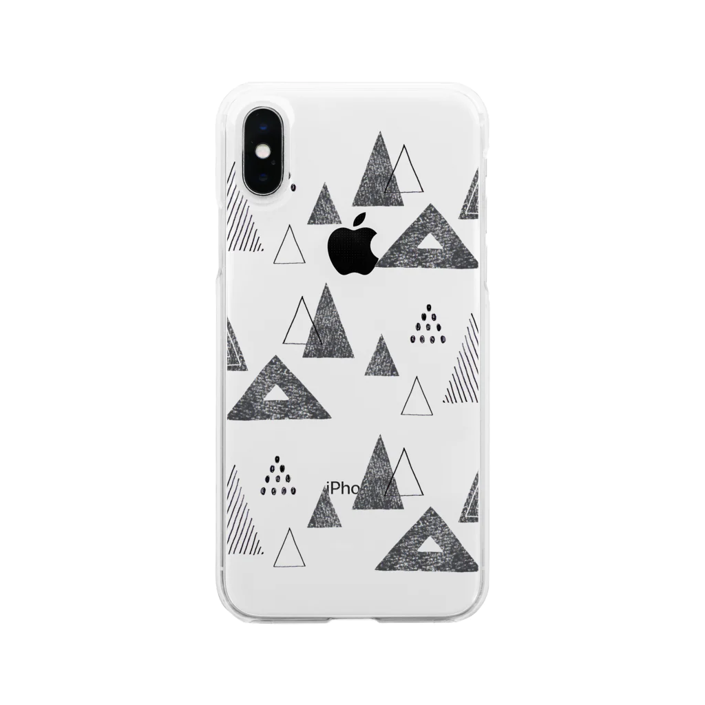_mitoのmountain Soft Clear Smartphone Case