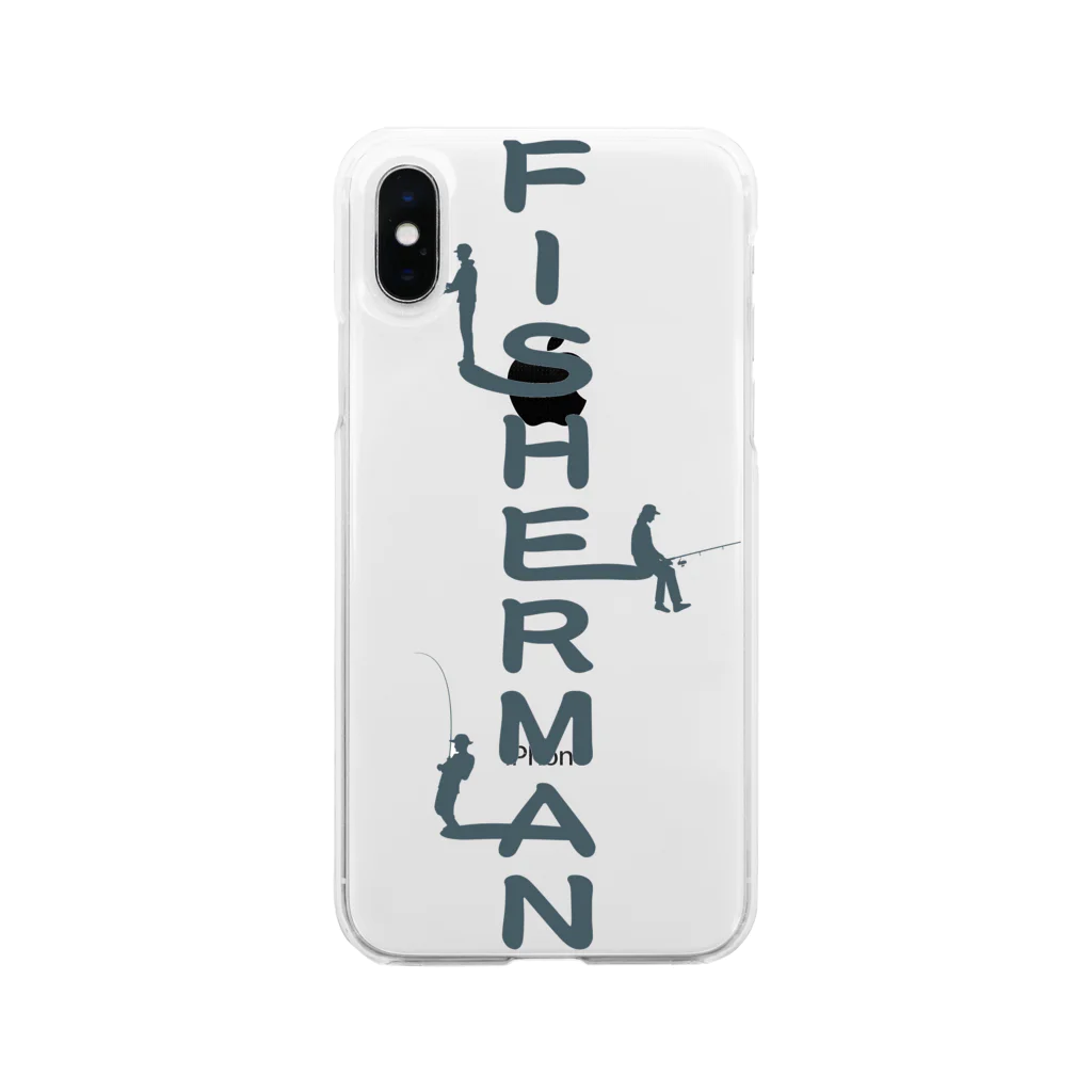 ryoheitatsunokiのFISHERMANシリーズ Soft Clear Smartphone Case