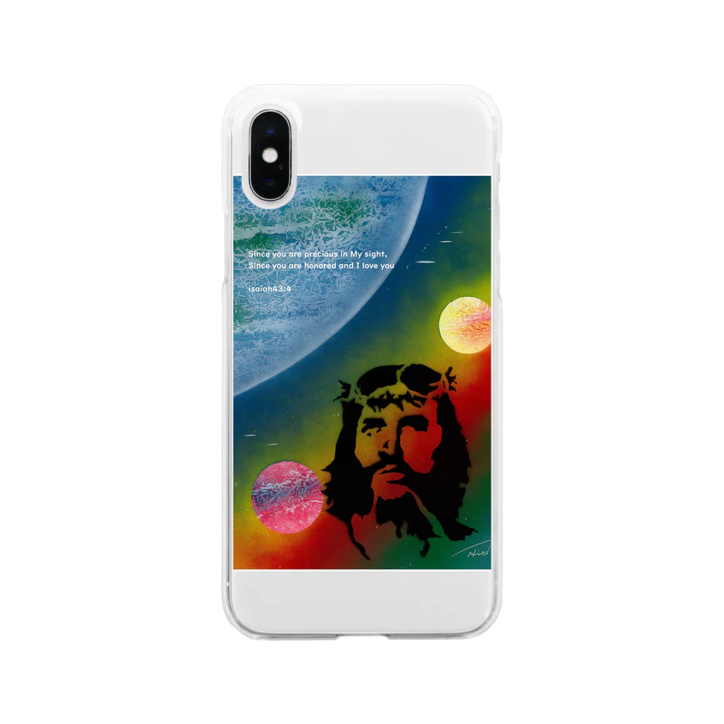 HOLLYWOOD-HIROのISAIAH (英語版） Soft Clear Smartphone Case