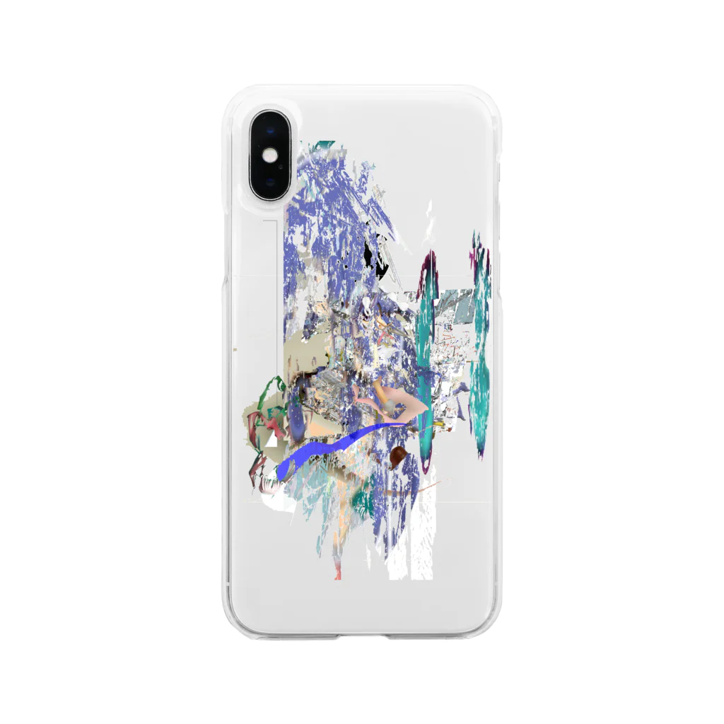 「ごめん々ね 」と言っの付属品娘 Soft Clear Smartphone Case