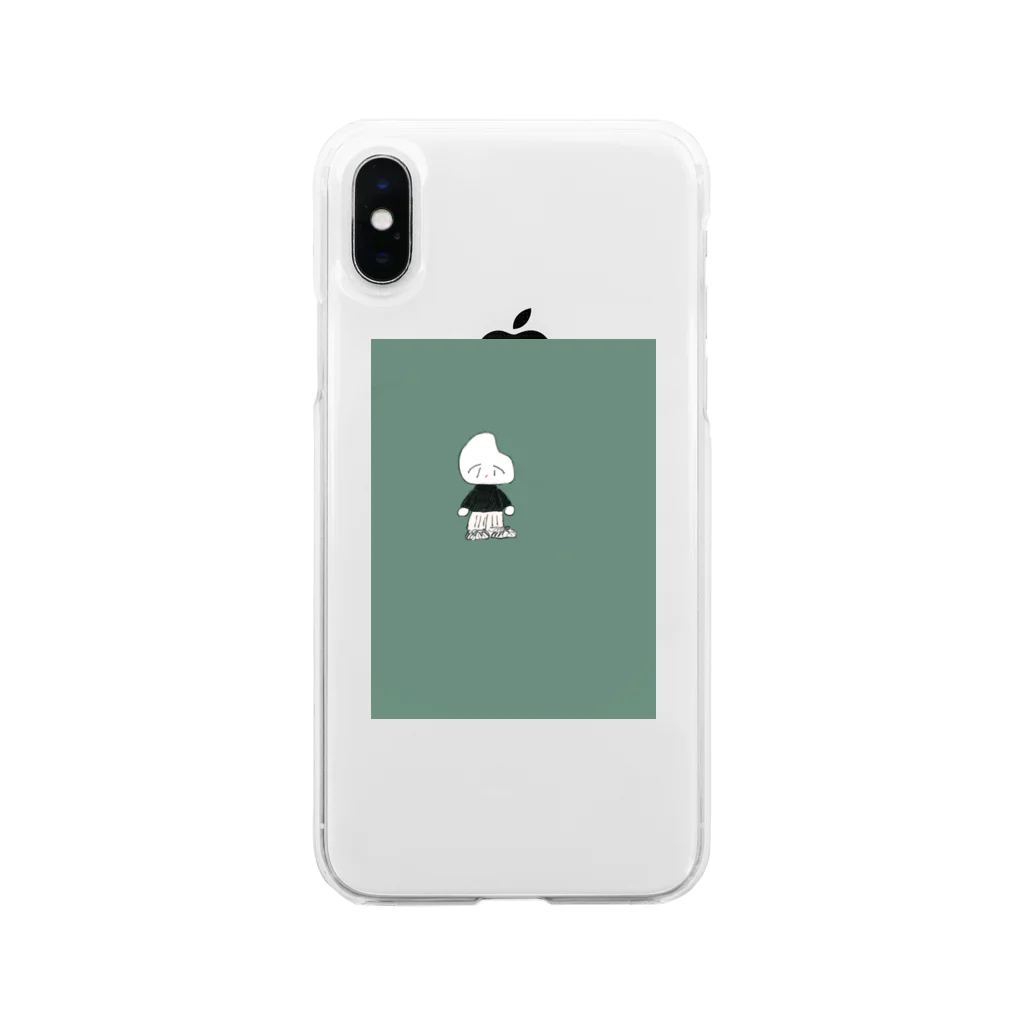 mui のこめそどちゃん Soft Clear Smartphone Case