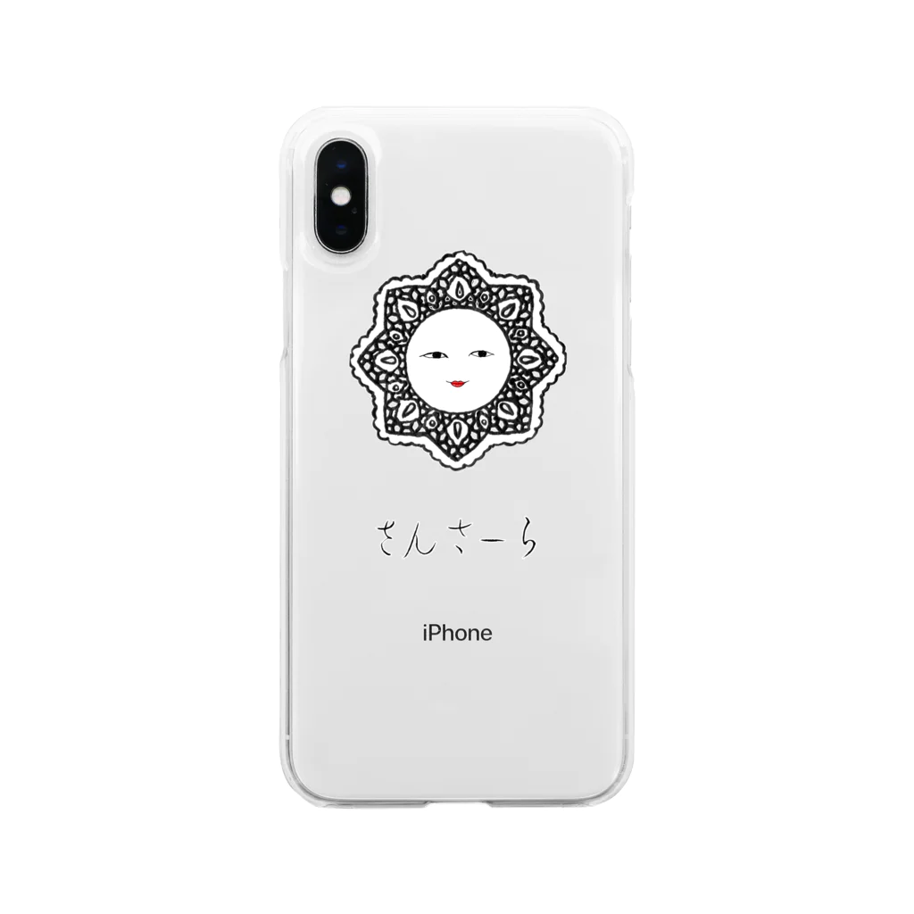 香美堂のさんさーら Soft Clear Smartphone Case