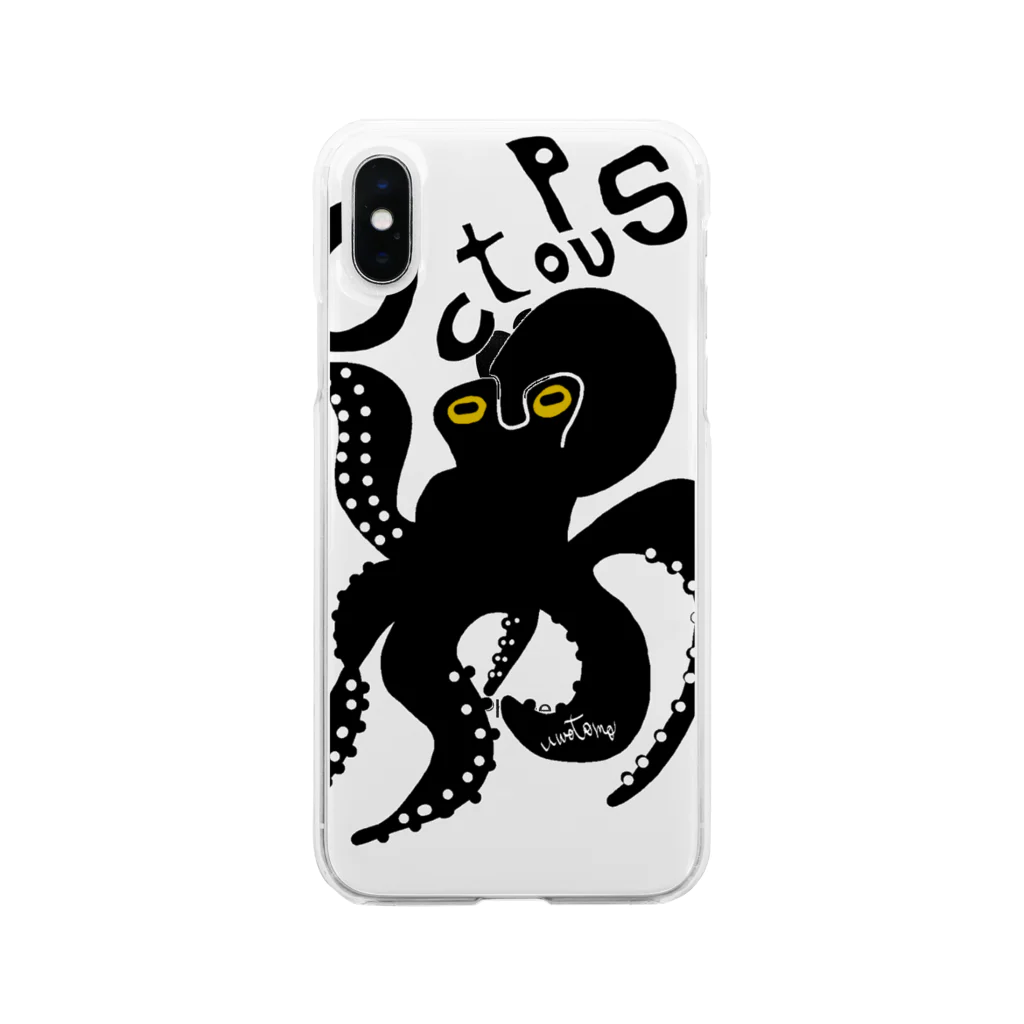 uwotomoのOctopus ソフトクリアスマホケース