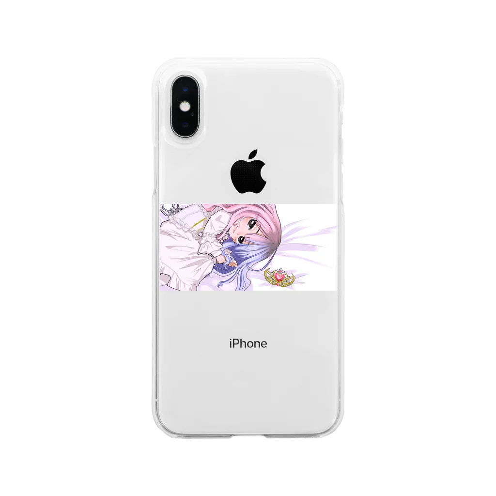 子玉あいかのリラックスプリンセス Soft Clear Smartphone Case