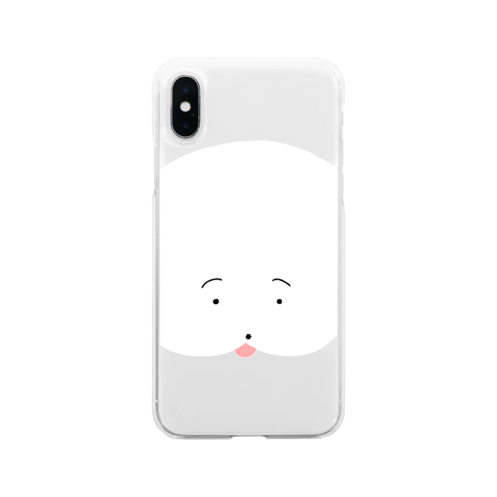 ワヌ山のワヌ山（ぼんやり） Soft Clear Smartphone Case