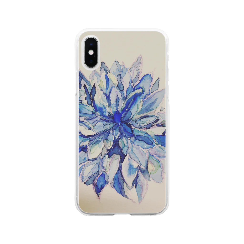 ロットン瑠唯のSOMETHING BLUE Soft Clear Smartphone Case