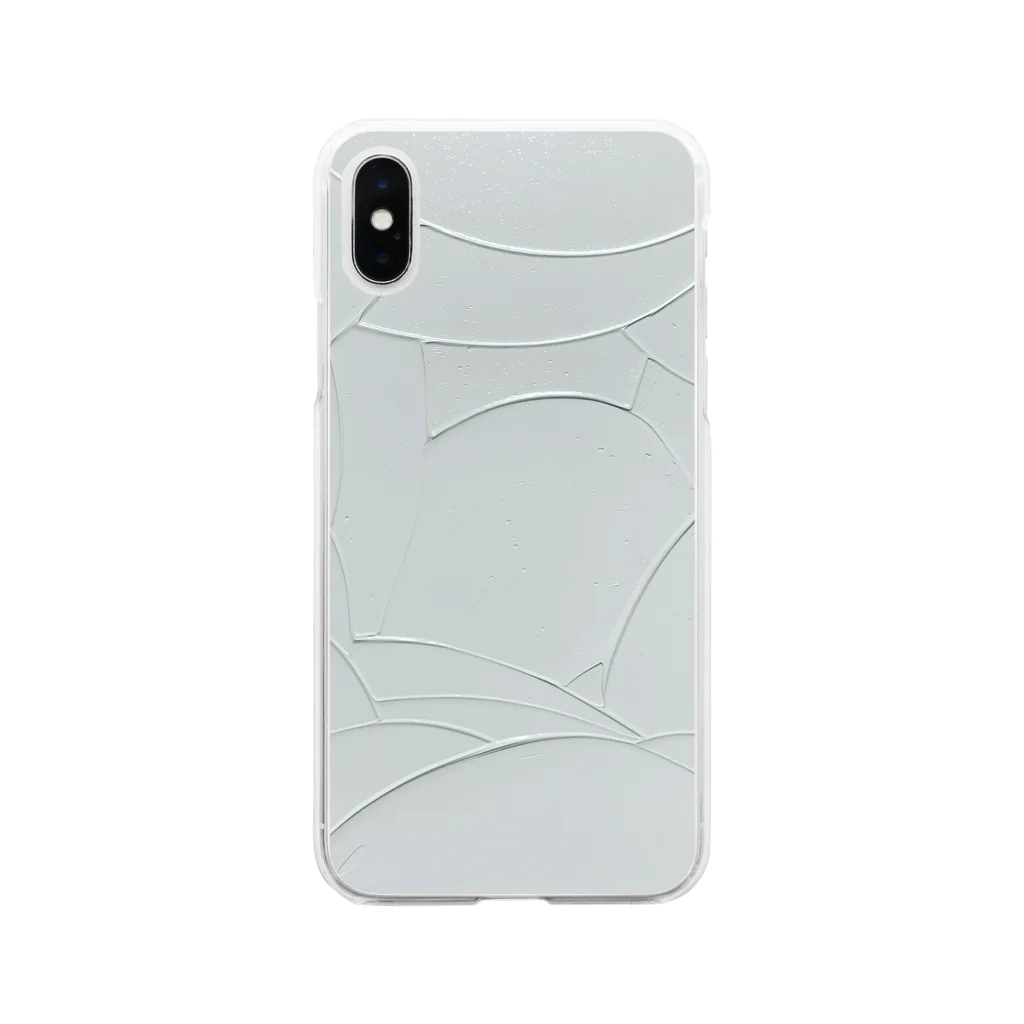 Yoshiki house 岡村芳樹の白粉 Soft Clear Smartphone Case