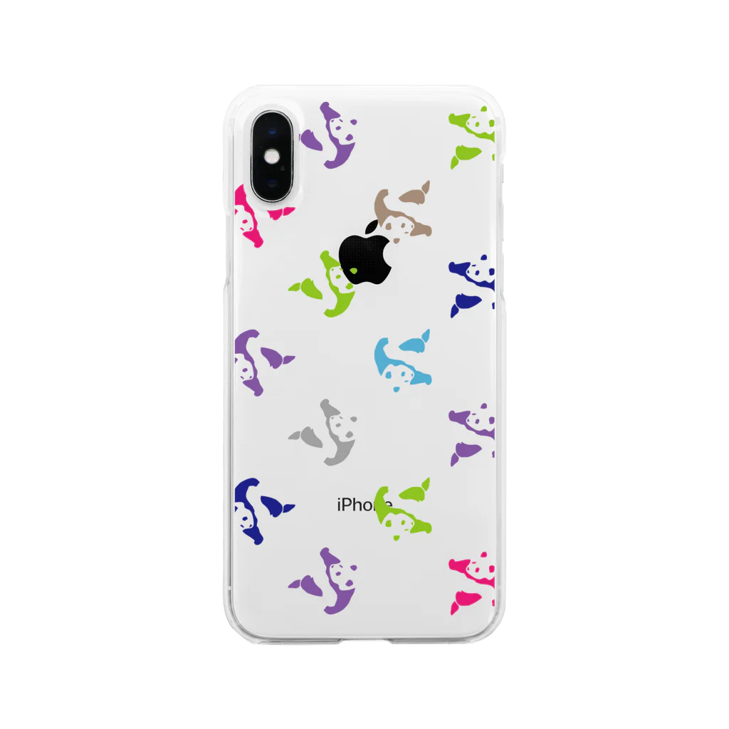 MARUKOSHIKIのPANDA LAUREN Soft Clear Smartphone Case