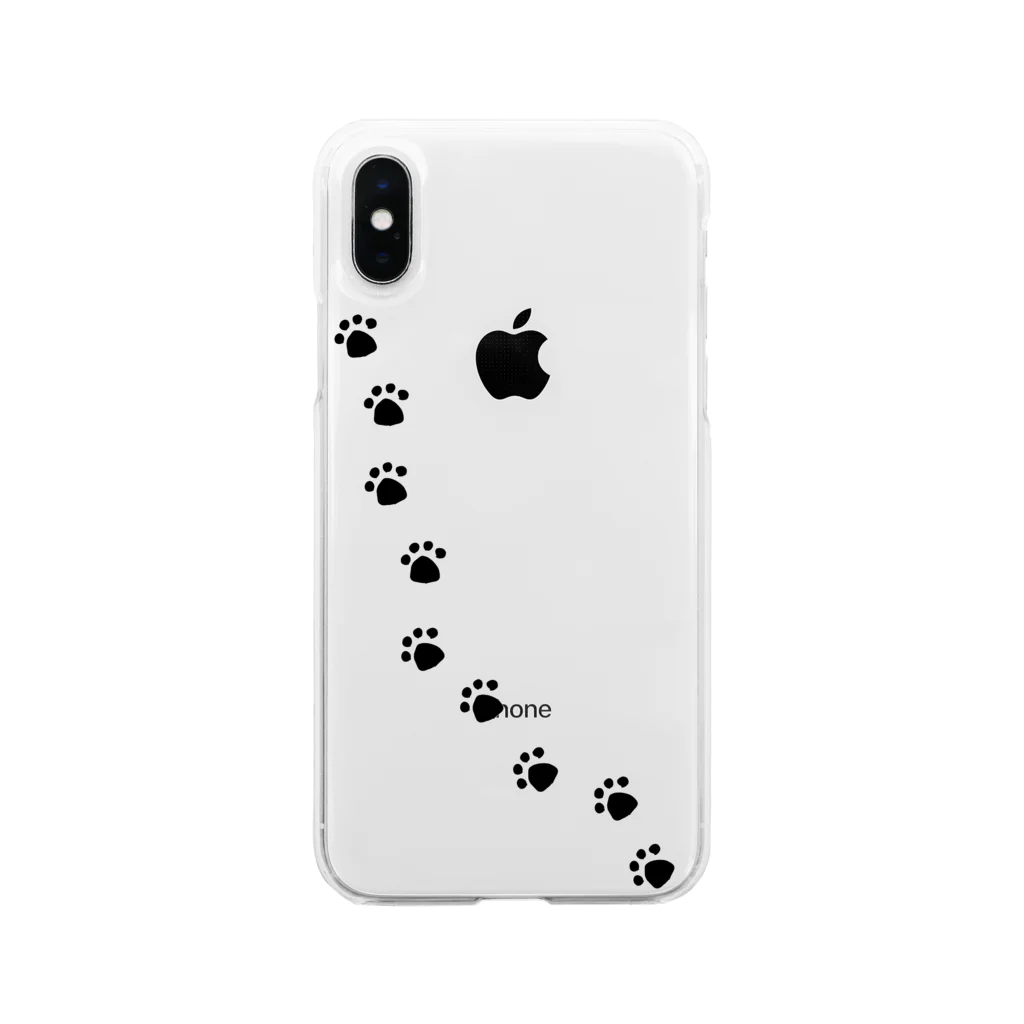 ろばーとの猫 Soft Clear Smartphone Case