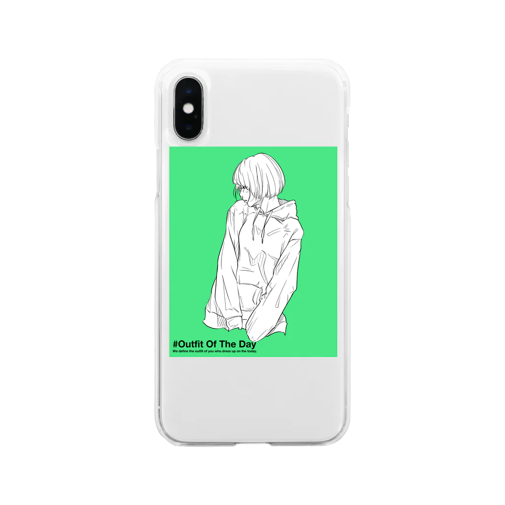 #鹿[Shika]のootd Soft Clear Smartphone Case