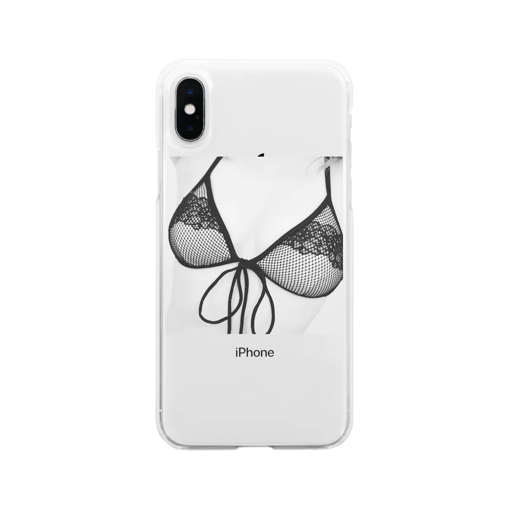 おしりとおっぱいのおっぱいとビキニ Soft Clear Smartphone Case