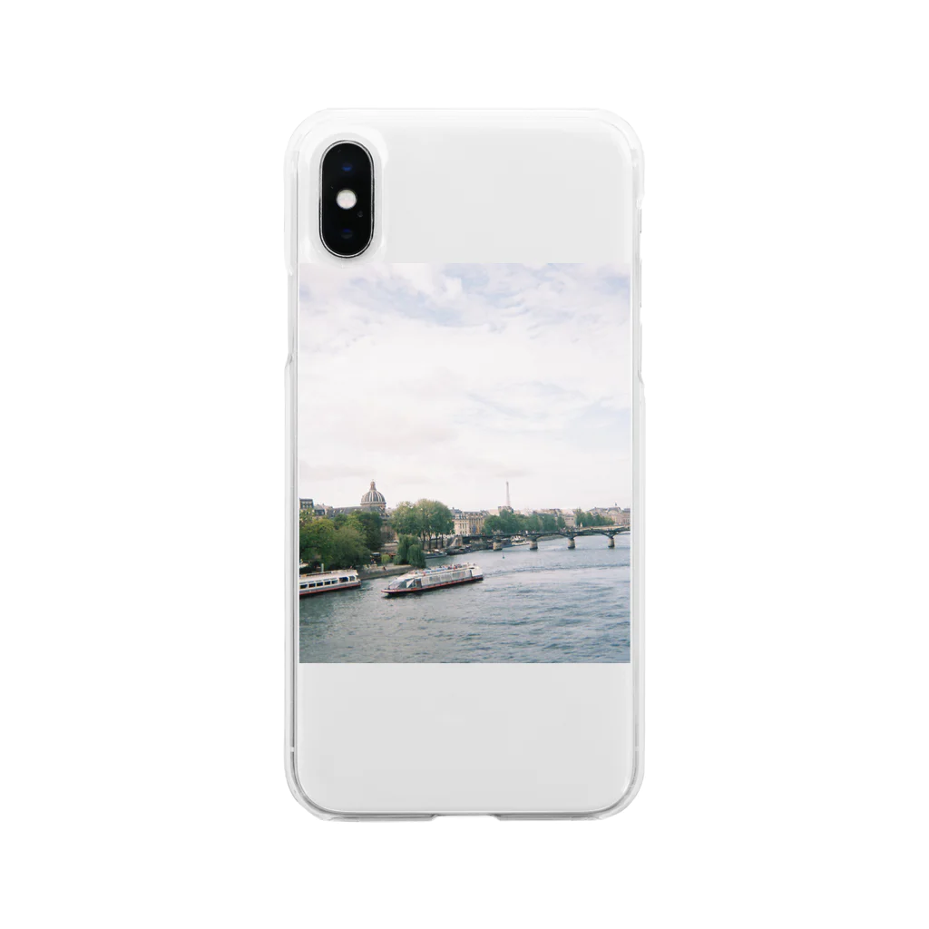 11ytokのセーヌ川 Soft Clear Smartphone Case