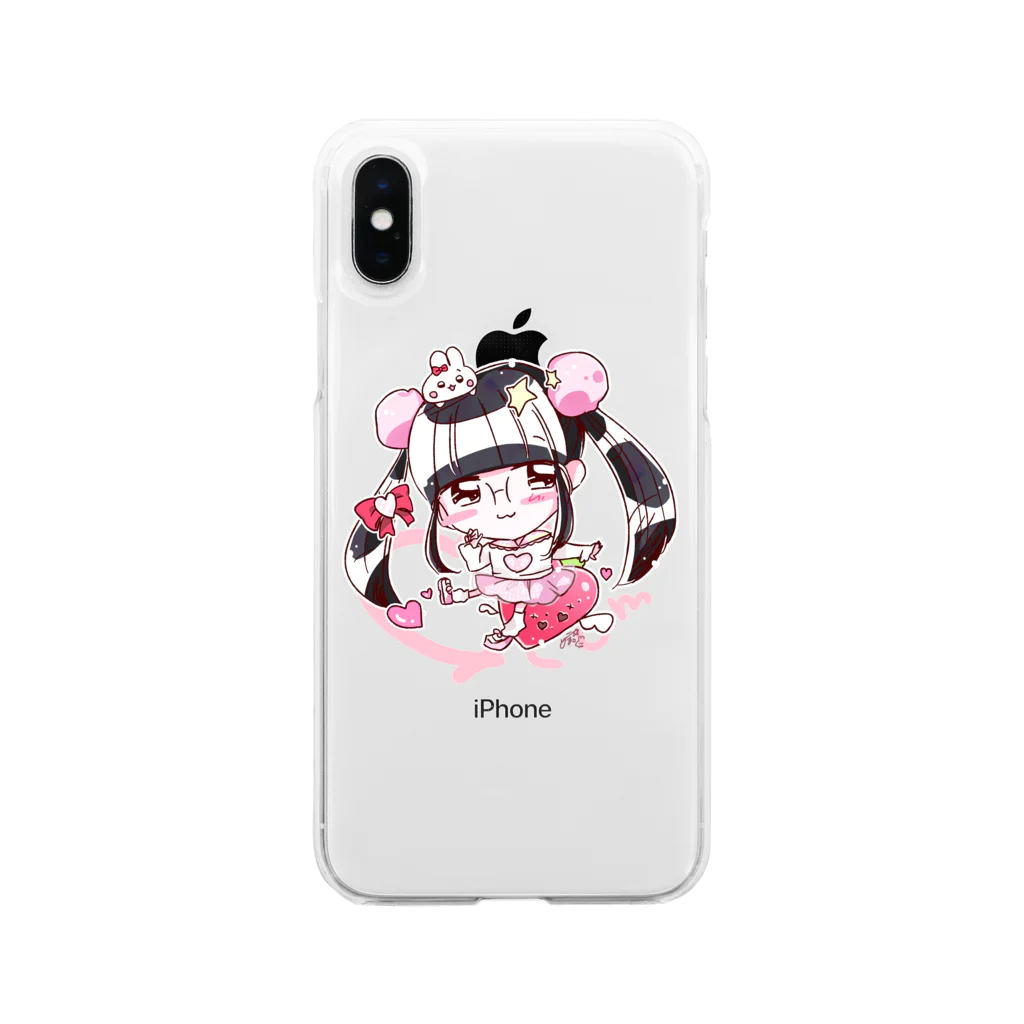 ひろみん.comのひろみん.com Soft Clear Smartphone Case