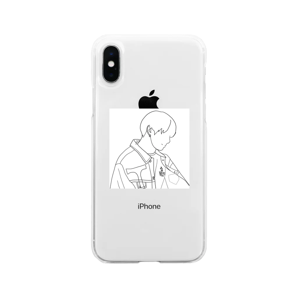 sorrionのJungkook iPhone case 🐰 Soft Clear Smartphone Case