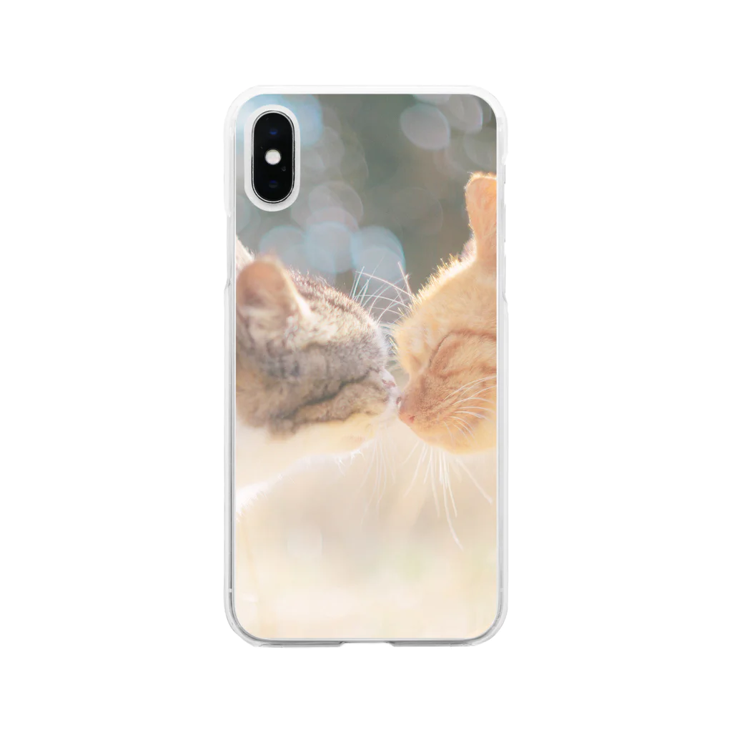 NECONOPIA写真店の『 しあわせ 』 Soft Clear Smartphone Case