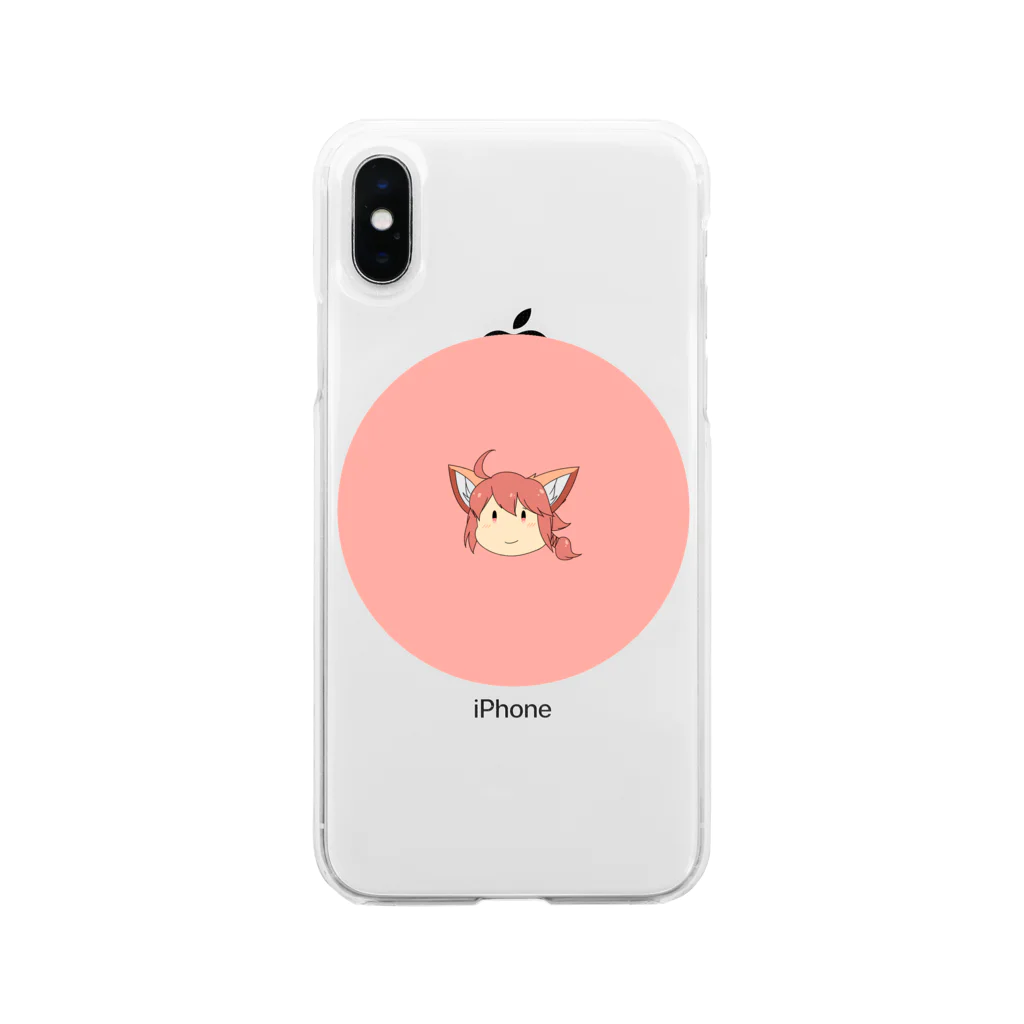 本日も晴天なりの刀佳 Soft Clear Smartphone Case