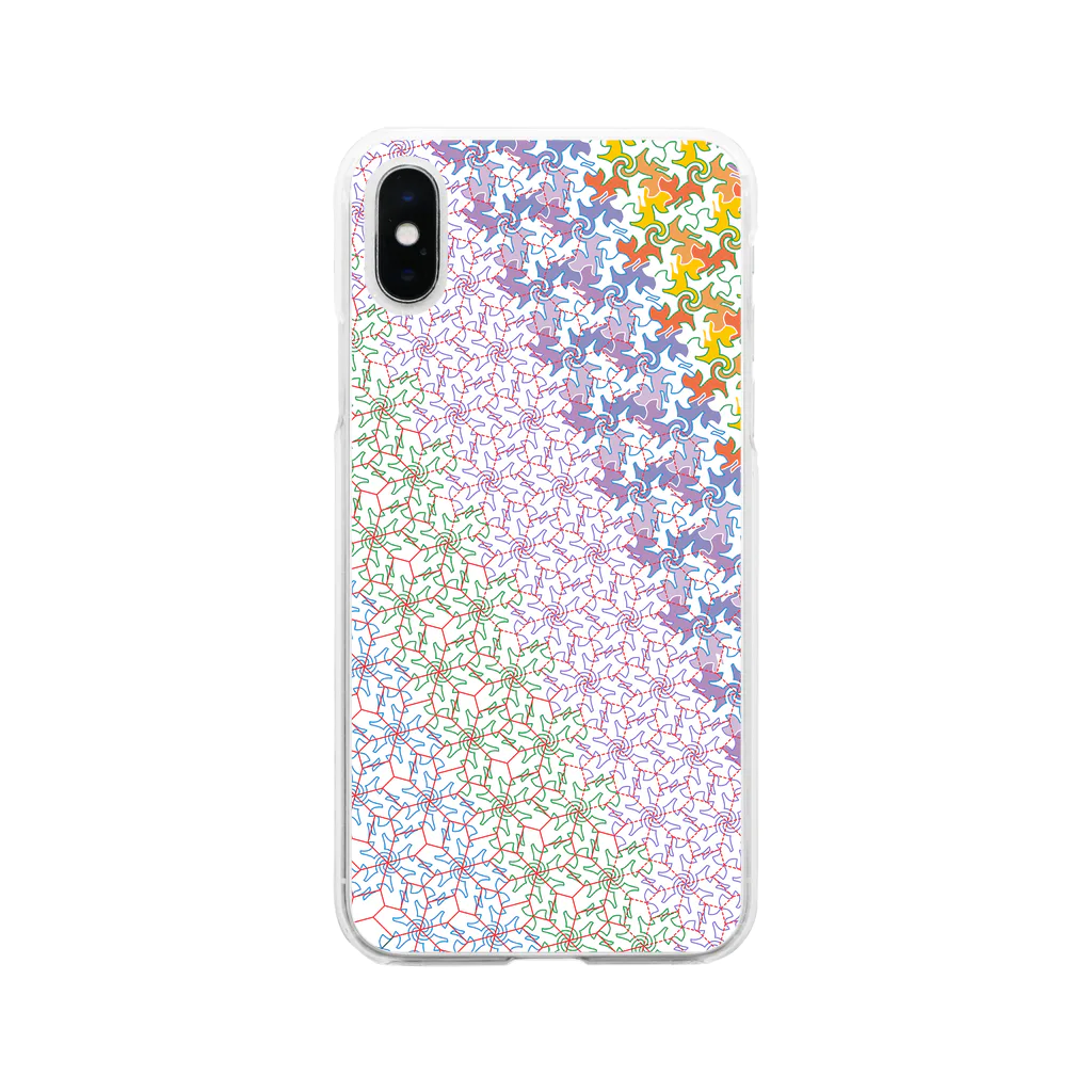 Ast TessellationのTHP-Cat-T5-Met Soft Clear Smartphone Case